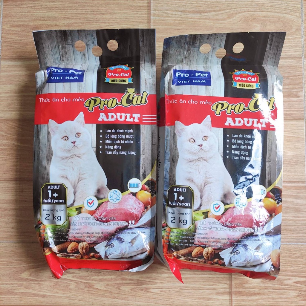 &lt;20kg&gt; Thức Ăn Hạt Cho Mèo Pro Cat Bao 20kg