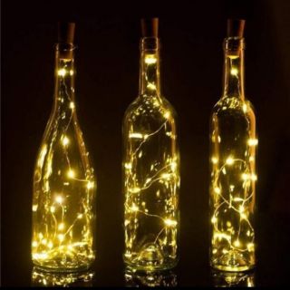 Dây đèn led đom đóm Fairy light 2m nút chai