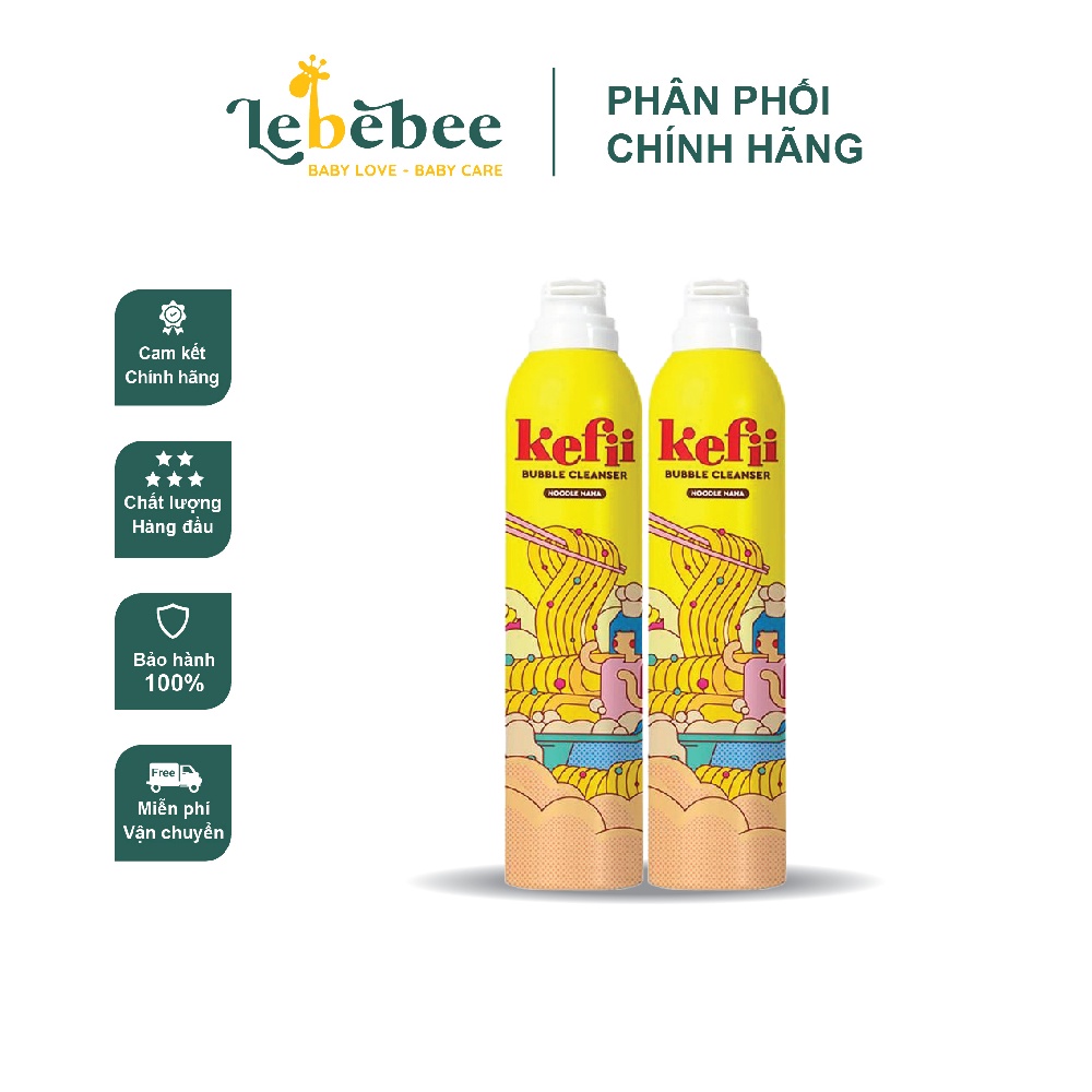 Sữa tắm Kefii Bubble Cleanser cho bé