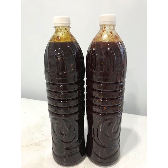 Sốt bò chai 1,5L, dùng cho bánh tráng trộn