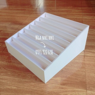 (Loại dầy) Khay 7 tầng đựng sơn móng tay, son môi
