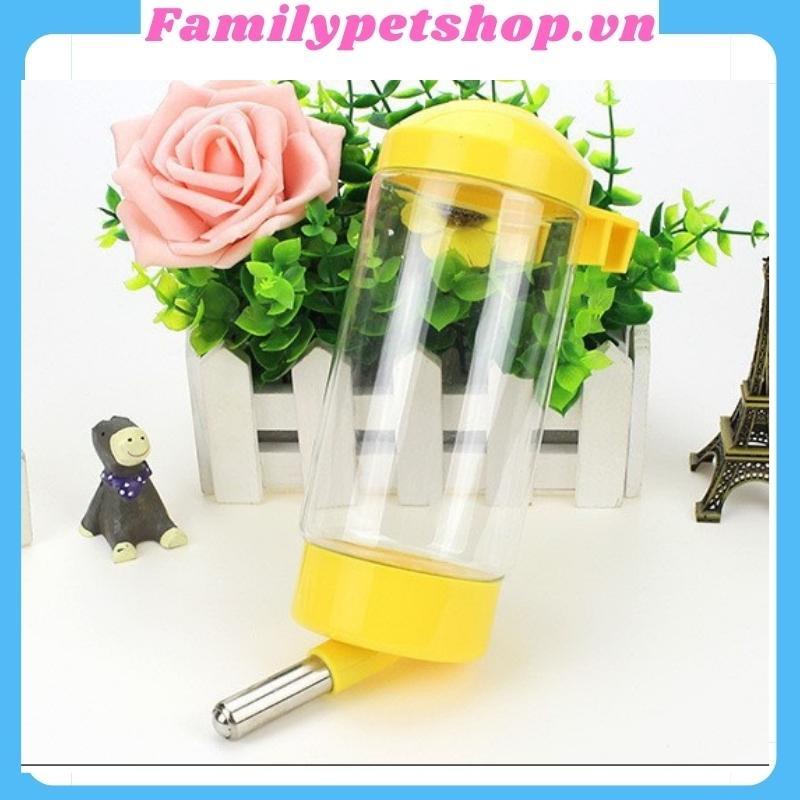 Bình nước cho chó mèoBình nước tự động gắn chuồng 400mlFamilyPetshop.vn