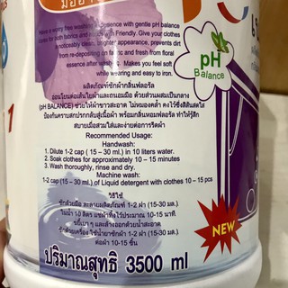 Nước giặt đậm đặc Friendly Plus 3500ml Thái Lan