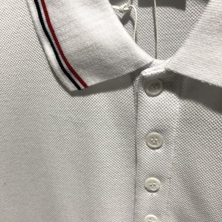 Áo polo trắng Thom Browne nam