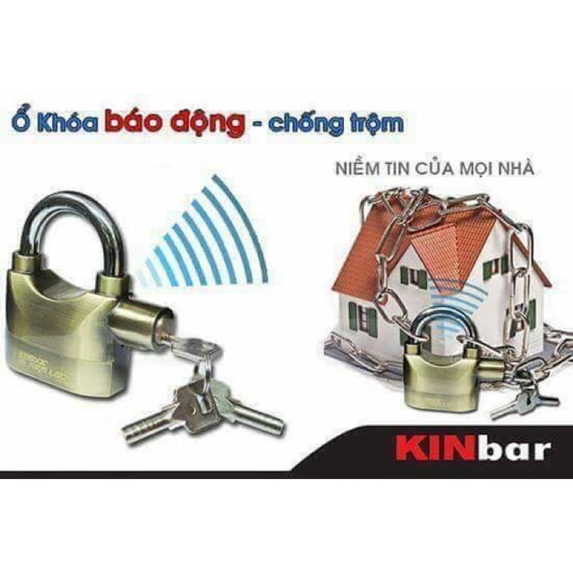 Ổ KHOÁ CHỐNG TRỘM CÓ CÒI BÁO ĐỘNG