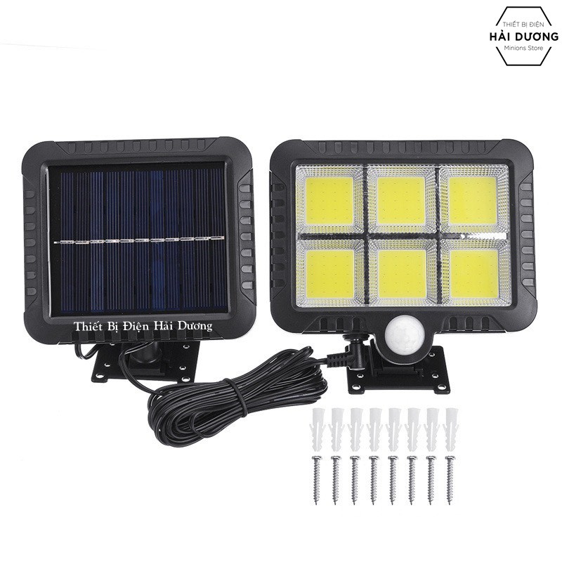 Combo 10 đèn năng lượng mặt trời 120 mắt cob