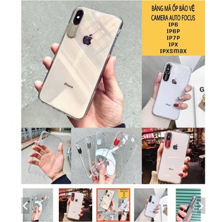 [Freeship 99k ]IPHONE X/XS/XS MAX ỐP TRONG SUỐT AUTOFOCUS BẢO VỆ CAMERA, CHỐNG Ố