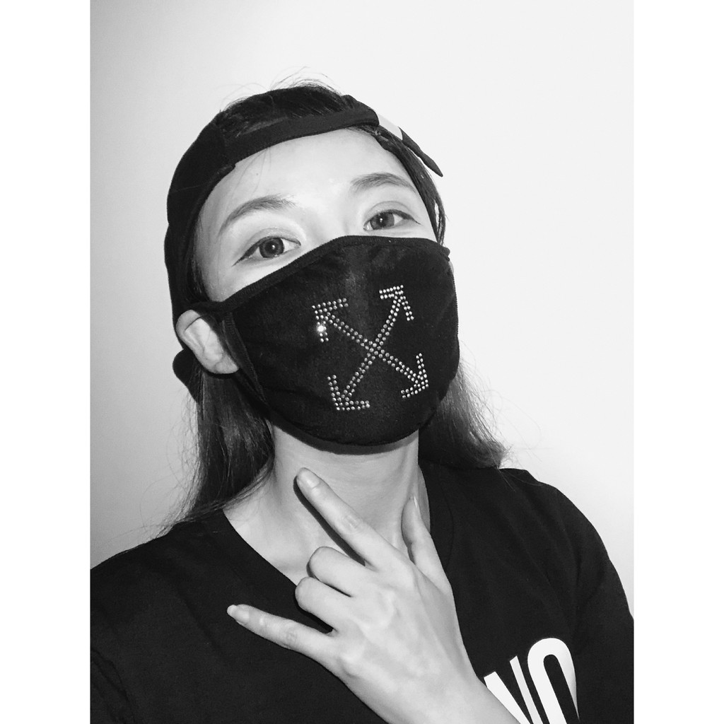 Khẩu trang đính đá streetwear - Khẩu trang chống bụi | BigBuy360 - bigbuy360.vn