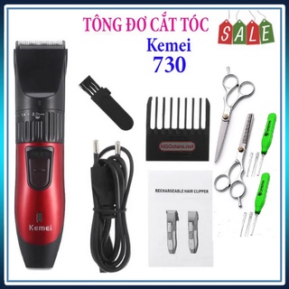 Tông Đơ Cắt Tóc Gia Đình Kemei KM - 730 Thiết Kế Nhỏ Gọn Thao Tác Đơn Giản Sử Dụng Dễ Dàng Thuận Tiện Cho Cả 2 Tay