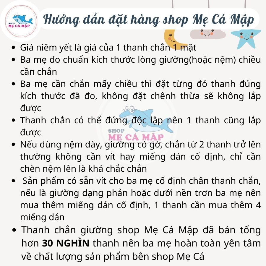 Thanh chắn giường cho bé Pakey SV1 và S1, mẫu mới CAO CẤP nhất SIÊU DÀY chắc chắn cao tới 103cm (1 thanh chắn 1 mặt)