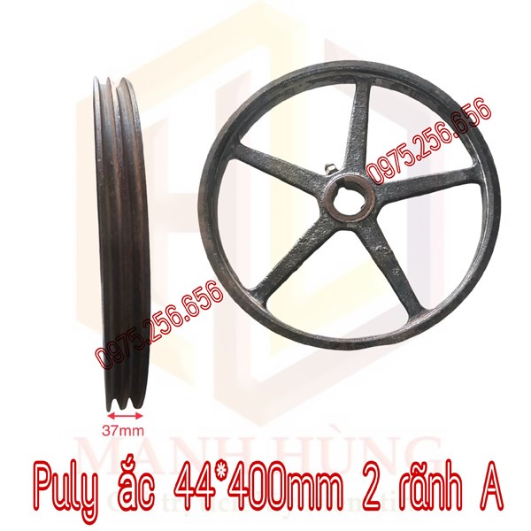 Puly ắc 44*400mm 2 rãnh A