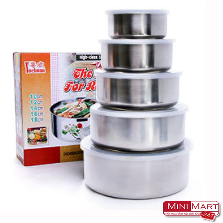 Bộ thố Inox 5 cái