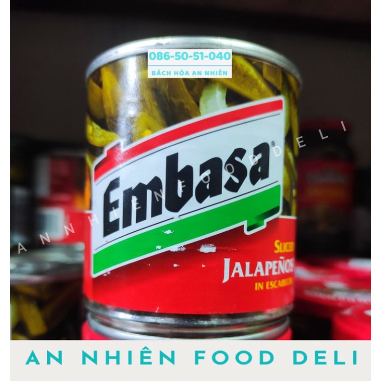 Ớt Ngâm Cắt Miếng Embasa Sliced Jalapenos
