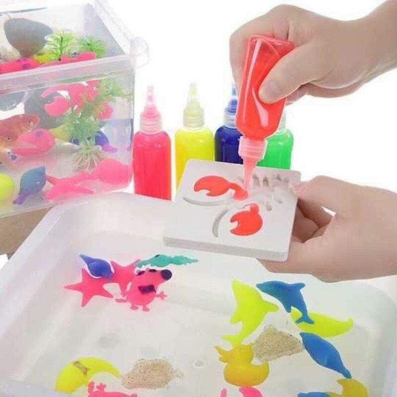 Bộ Tạo Hình Nước 3D Ma Thuật Cho Bé, Bộ Stem Đồ Chơi Khoa Học Thí Nghiệm Cho Bé Thỏa Sức Sáng Tạo