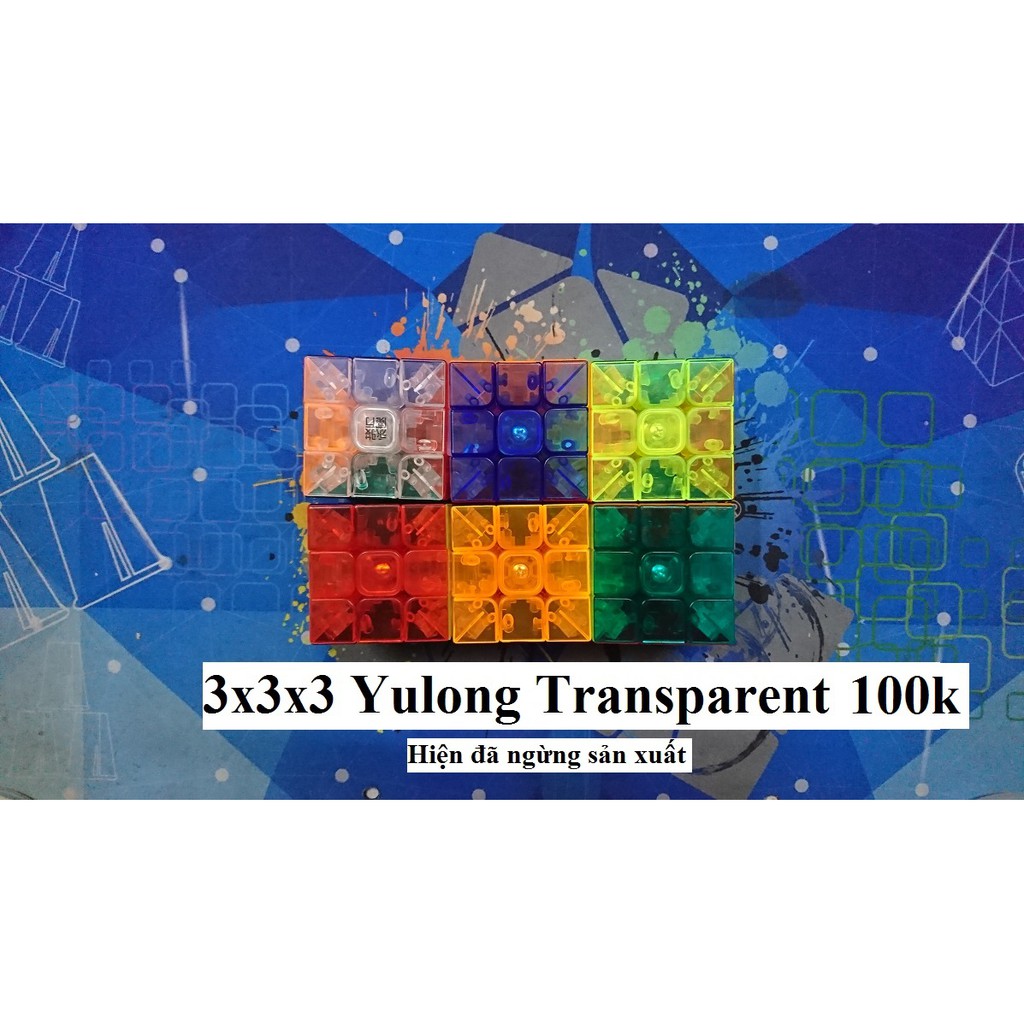 Rubik 3x3x3 Yulong Transparent