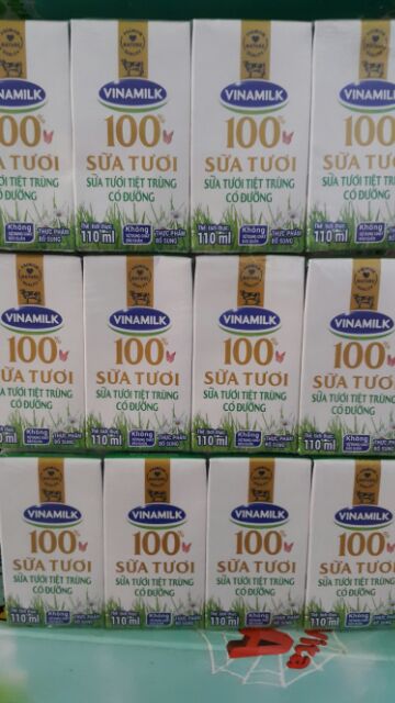 Lốc sữa vinamilk 100% 110ml