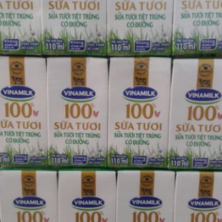 Lốc sữa vinamilk 100% 110ml