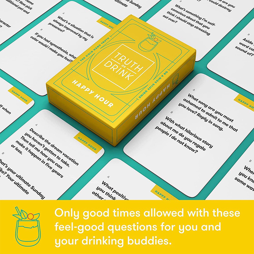 Bộ Trò Chơi Thẻ Bài Truth or Drink Board Game Độc Đáo Bài Drinking Game BG91