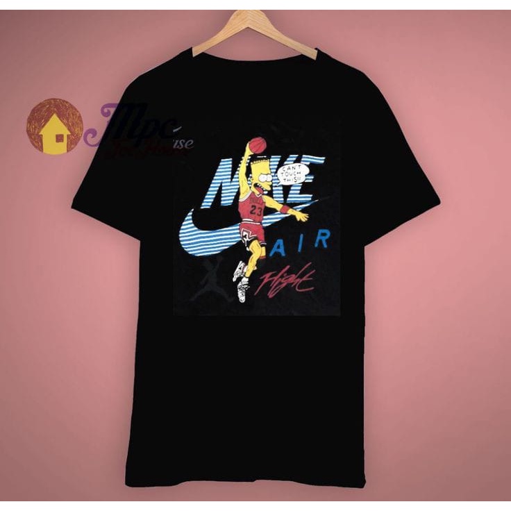 Bộ Sưu Tập Áo Thun Đen Gia Đình Nike X simpson