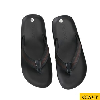 Dép nam quai kẹp GIAVY-Dép quai dù mềm đế cao su truyền thống L501 màu đen