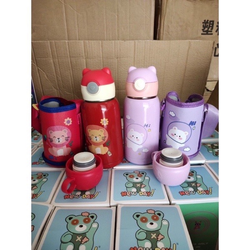 BÌNH GIỮ NHIỆT LÕI INOX CHO BÉ SIÊU GIỮ NHIỆT MẪU MỚI