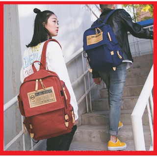 🍁balo ulzzang nữ nam loại to thời trang, ba lô nữ nam đi học, đi du lịch
