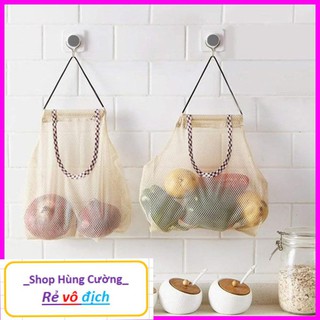 Túi lưới treo hành tỏi khô đa năng