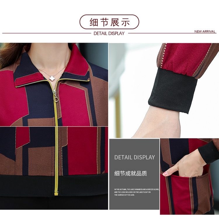 Áo Khoác Chống Nắng Tay Dài Khóa Kéo Thời Trang Xuân Hè Cho Phụ Nữ Trung Niên