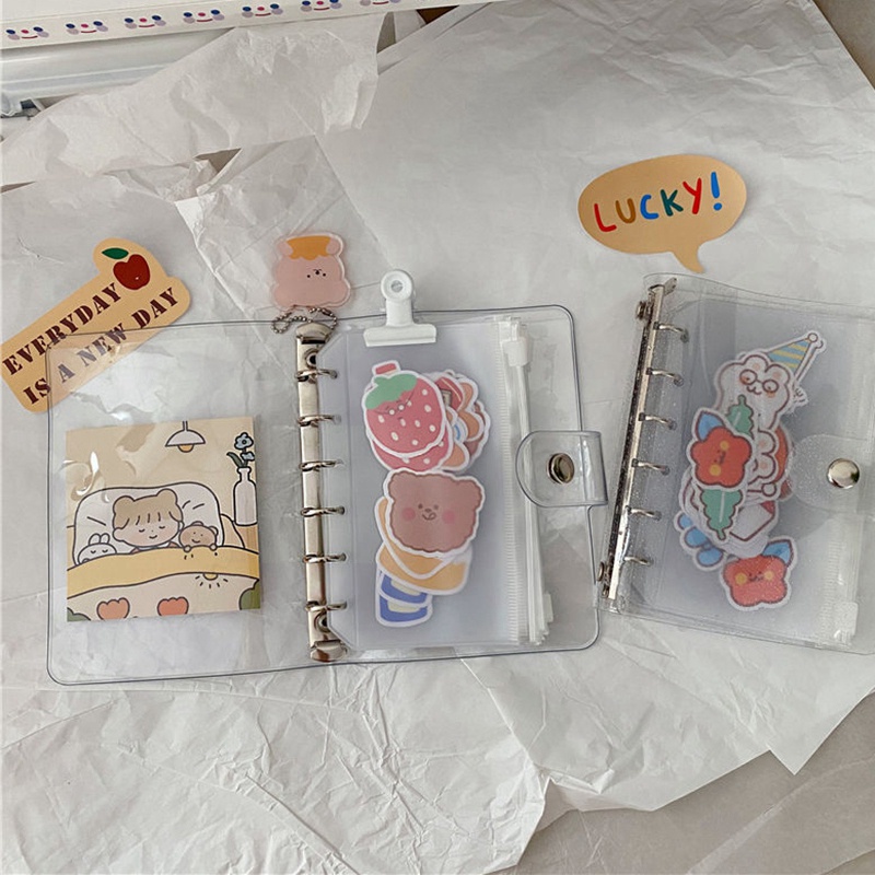 Túi Đựng Sổ Tay Trong Suốt Có Khóa Kéo Tiện Dụng