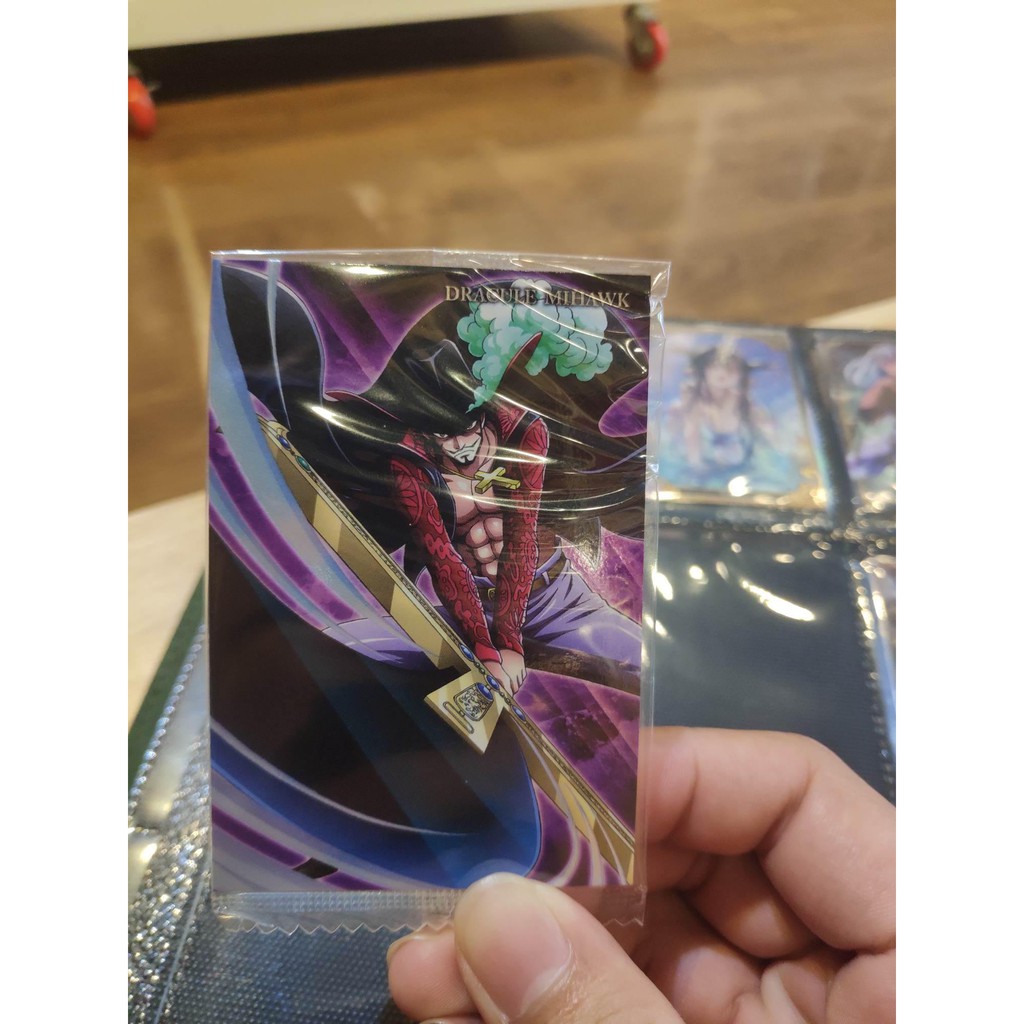 Thẻ bài sưu tầm bánh xốp One Piece - Tặng bọc bài nhựa bảo quản