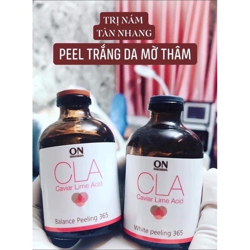 Peel CLA 365 onmacabim peel trắng mờ thâm nám
