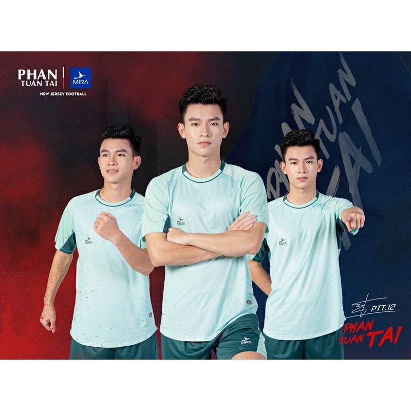 BỘ QUẦN ÁO ĐÁ BANH, QUẦN ÁO ĐÁ BÓNG MIRA PHAN TẤN TÀI PTT12