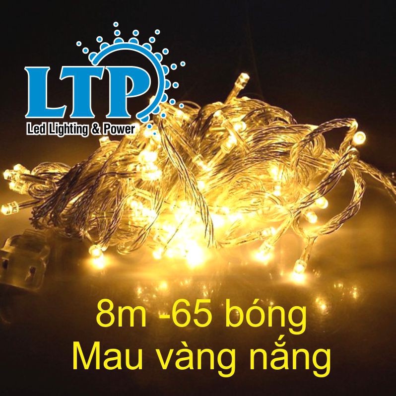 Dây đèn led trang trí noel - Dây chớp  trang trí noel nhiều màu - kích thước 4m 7m 8m.