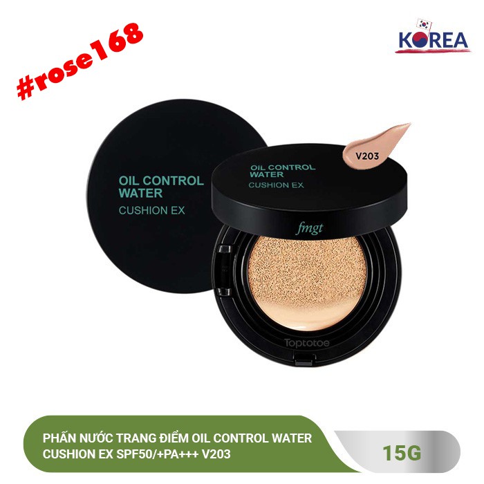 Phấn Nước Trang Điểm Fmgt.B.Oil Control Water Cushion Ex Spf50+Pa+++ 15g