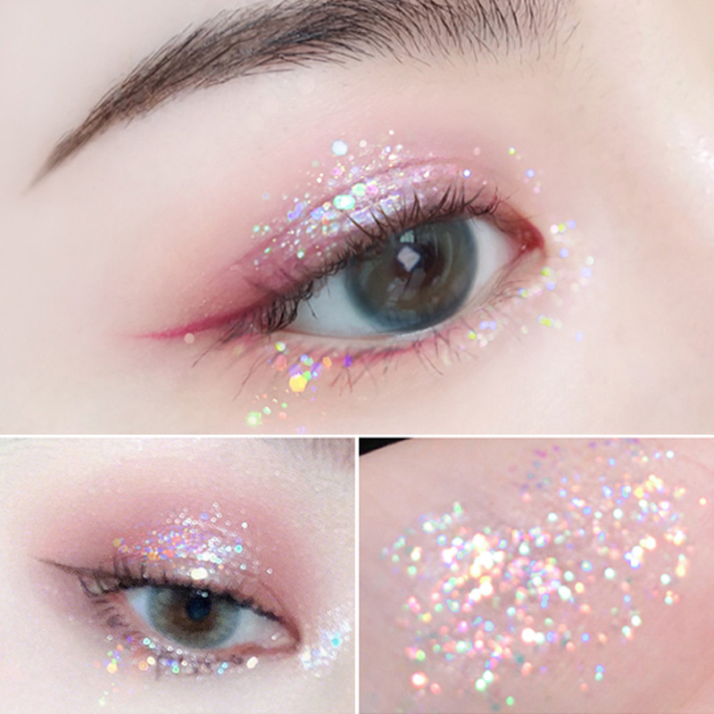 Phấn mắt dạng lỏng lấp lánh trang điểm nổi bật