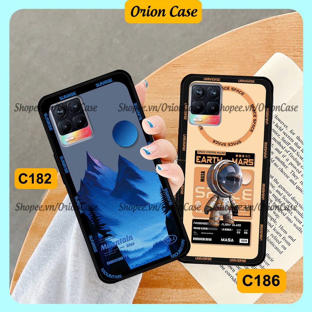 Ốp Realme 8 in hình astronaut pro nasa, moutain cá tính.ốp lưng chống sốc.