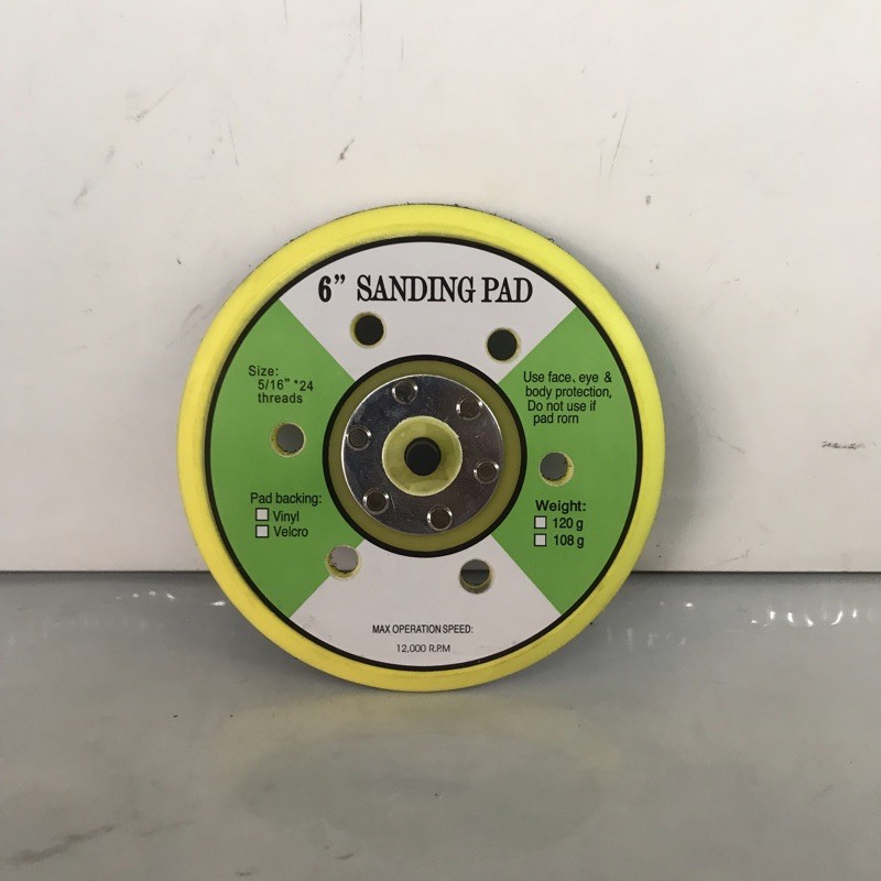 Đế Máy Chà Nhám Hơi Tròn Hút Bụi 1T5 (150mm)