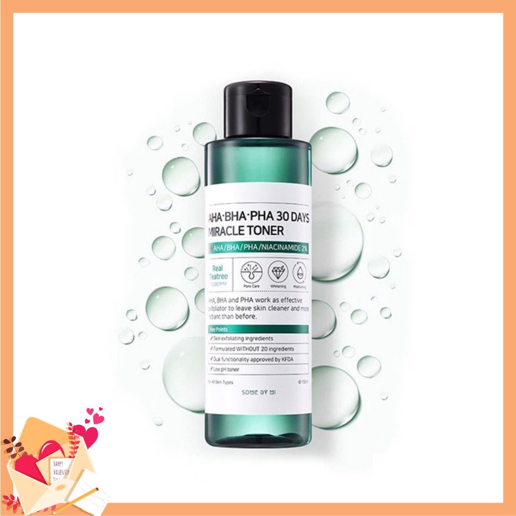 Toner Dưỡng Ẩm Làm Sạch Some By Mi AHA BHA PHA 30 Days Miracle Toner [SHOPEE SALE]