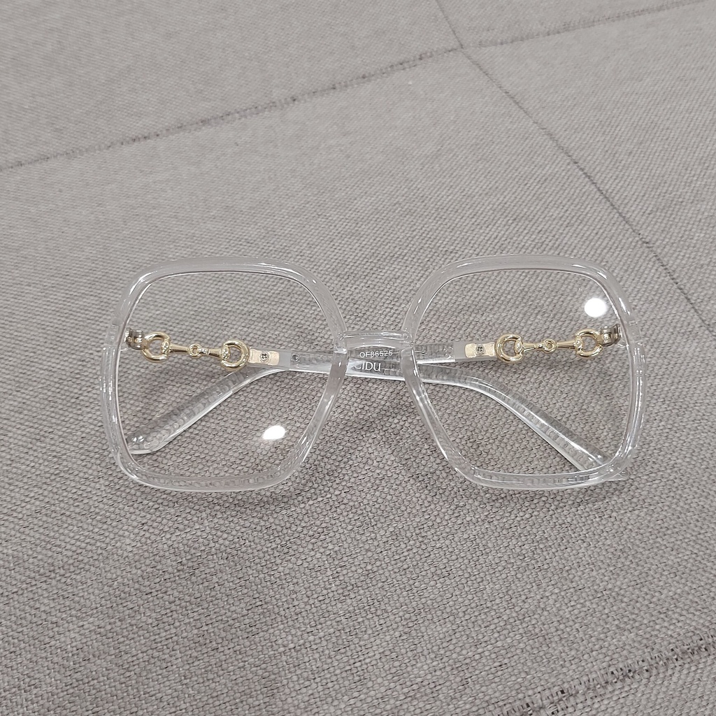 Kính Trắng Bản To Gọng Trong Suốt Thời Trang Cidu Mk25