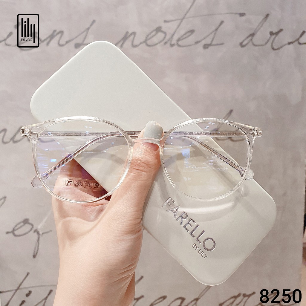 Gọng kính mắt cận thời trang thanh mảnh, nhựa dẻo phong cách Hàn Quốc Lilyeyewear 8250 | BigBuy360 - bigbuy360.vn