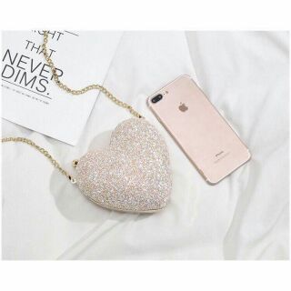 Clutch trái tim kết nhũ 4 màu thời trang❤❤😘😘😘😘😘😘😘😘😍😍😍😍😍😍😘❤❤❤❤abcdef❤❤❤❤❤.....❤
