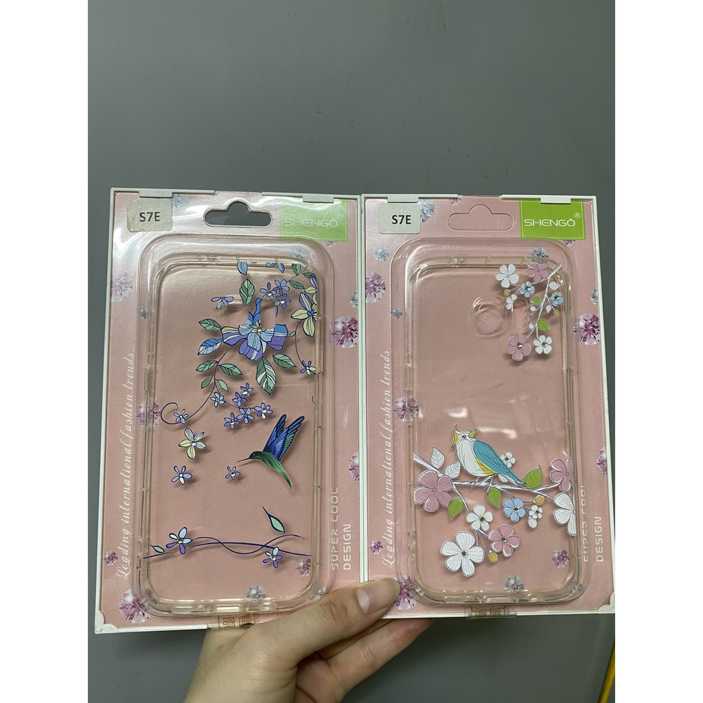 XẢ KHO  ỐP DẺO SHENGO IN HOA SAMSUNG S7 edge