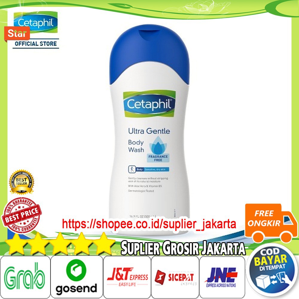 (hàng Mới Về) Sữa Tắm Cetaphil Siêu Nhẹ 500ml