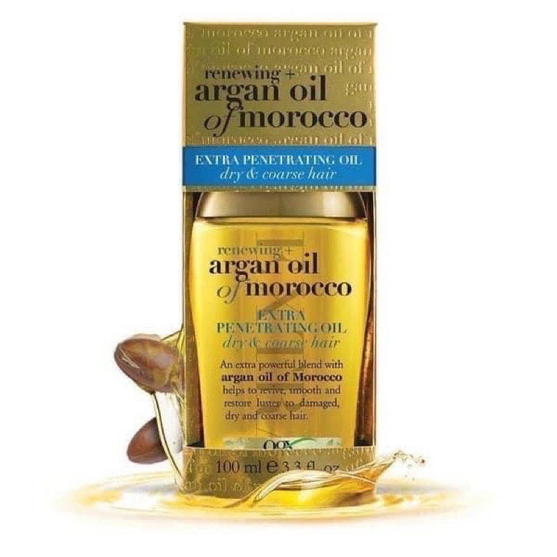 Dầu dưỡng tóc OGX Renewing Argan Oil Of Morocco EXTRA Penetrating Oil dry& coarse hair