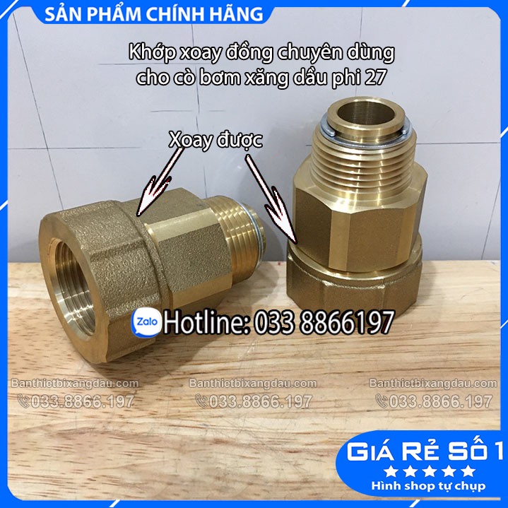 Khớp xoay đơn cao cấp chuyên dùng trong xăng dầu