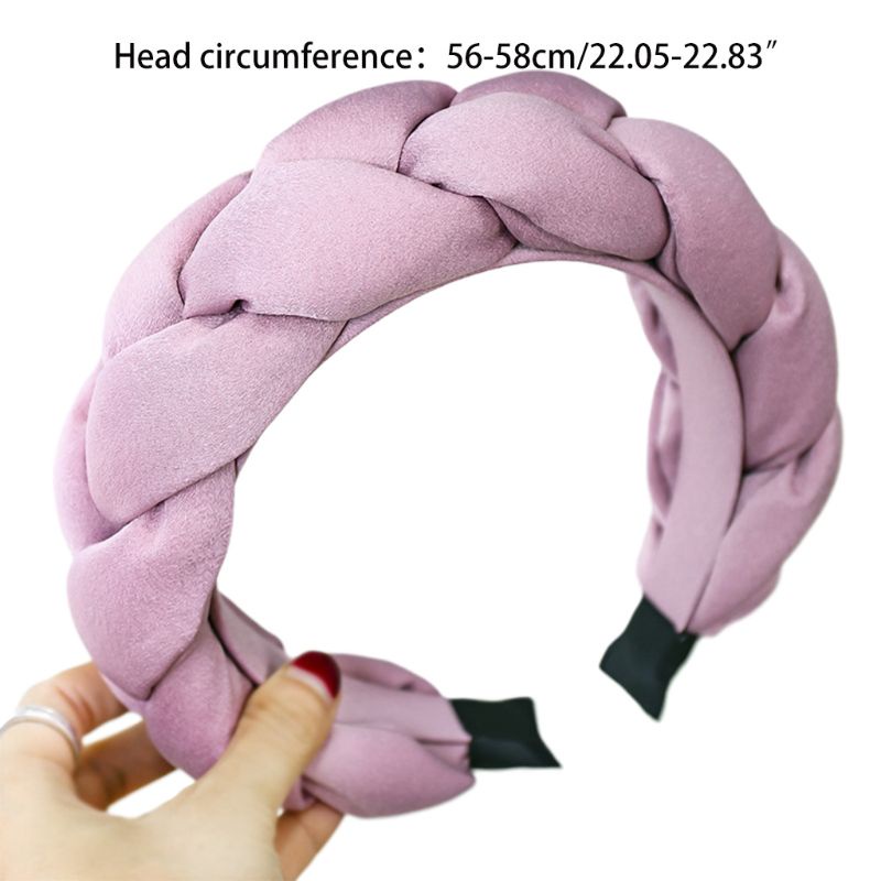 Băng Đô Vải Nhung Dày Bản Rộng Thời Trang Cho Nữ