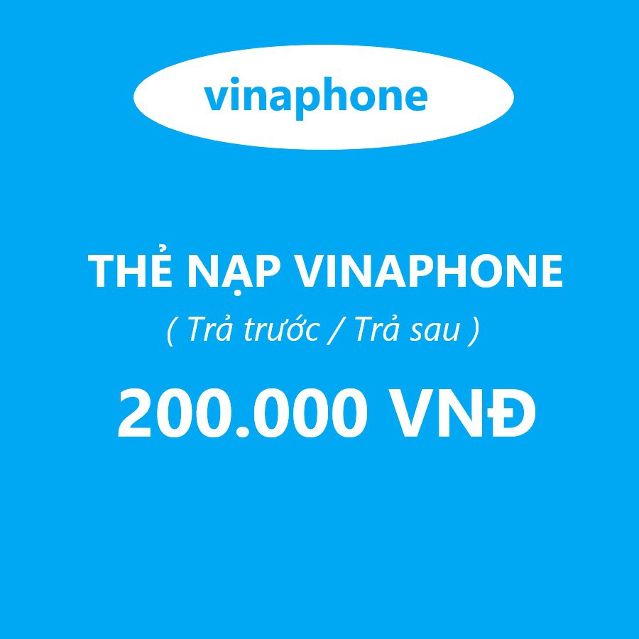 Thẻ cào Vinaphone 200.000đ