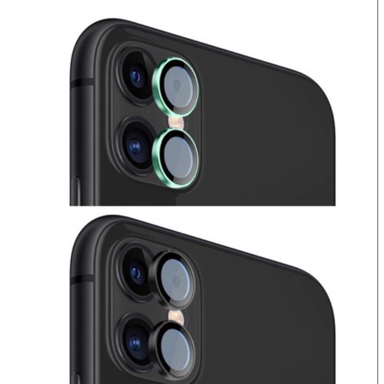 Bộ 2 Vòng Bảo Vệ Camera IPhone 11 / 12 / 12 mini - Chống vân tay, Chống mờ camera