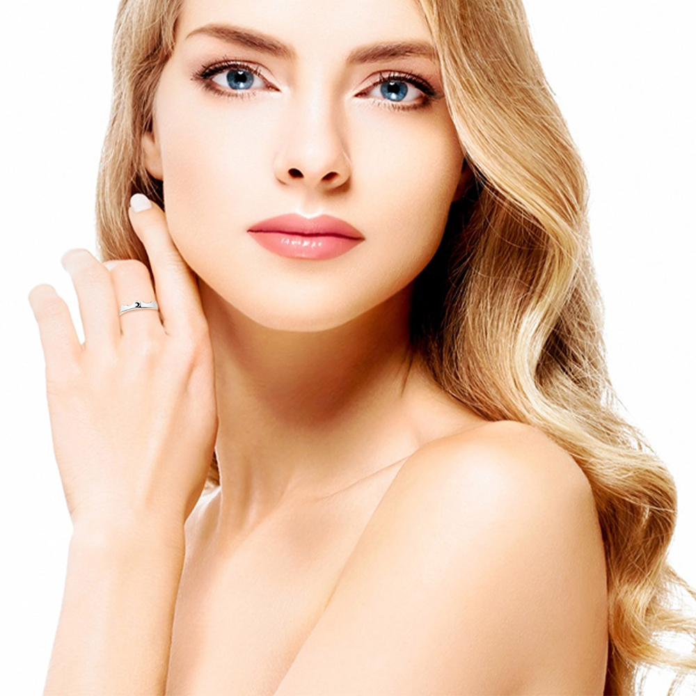 Nhẫn Cặp Hình Mặt Trăng Và Mặt Trời Thời Trang