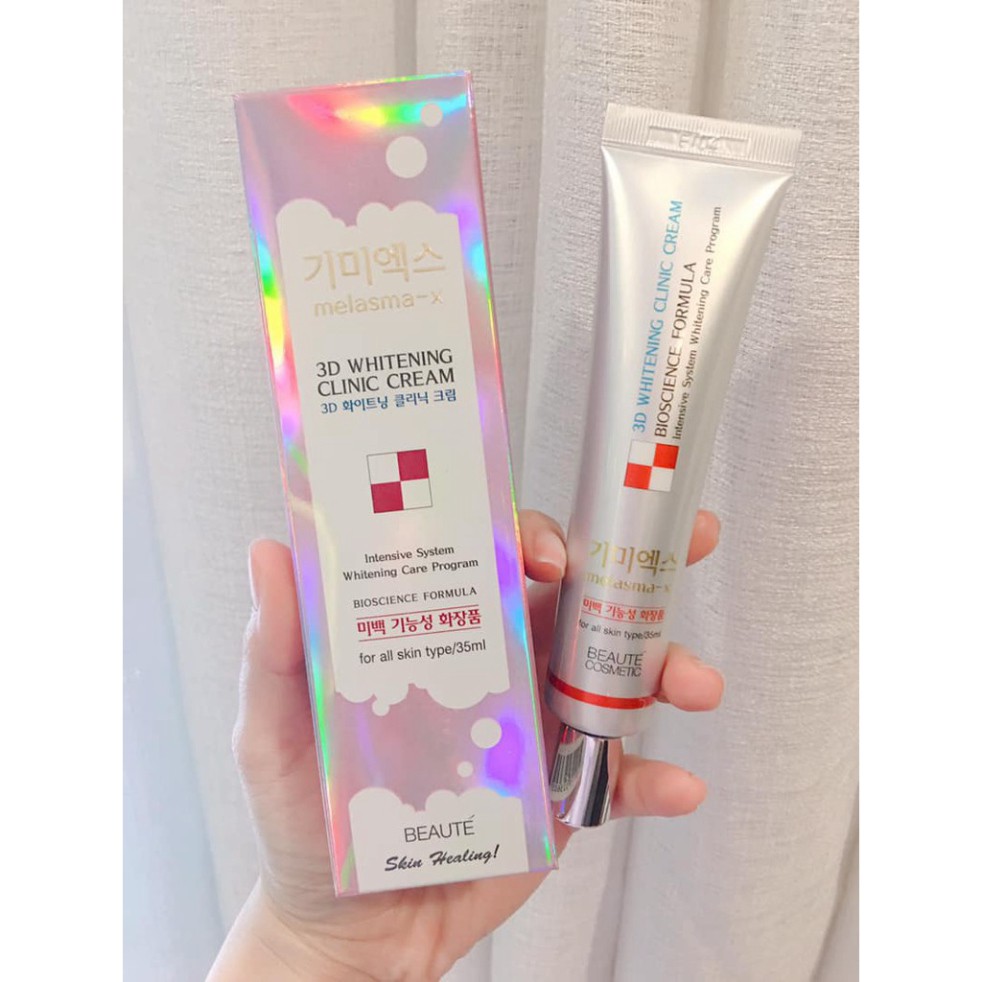 [Mã INCU1708 hoàn 15K xu đơn 50K] Kem nám, tàn nhang melasma-x 3d whitening clinic cream | BigBuy360 - bigbuy360.vn